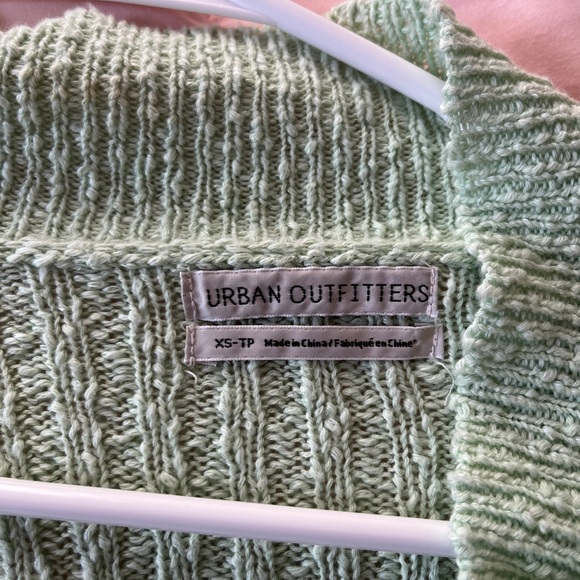 Urban Outfitters Simona Ribbed Cardigan in Light Green - Picture 5 of 5